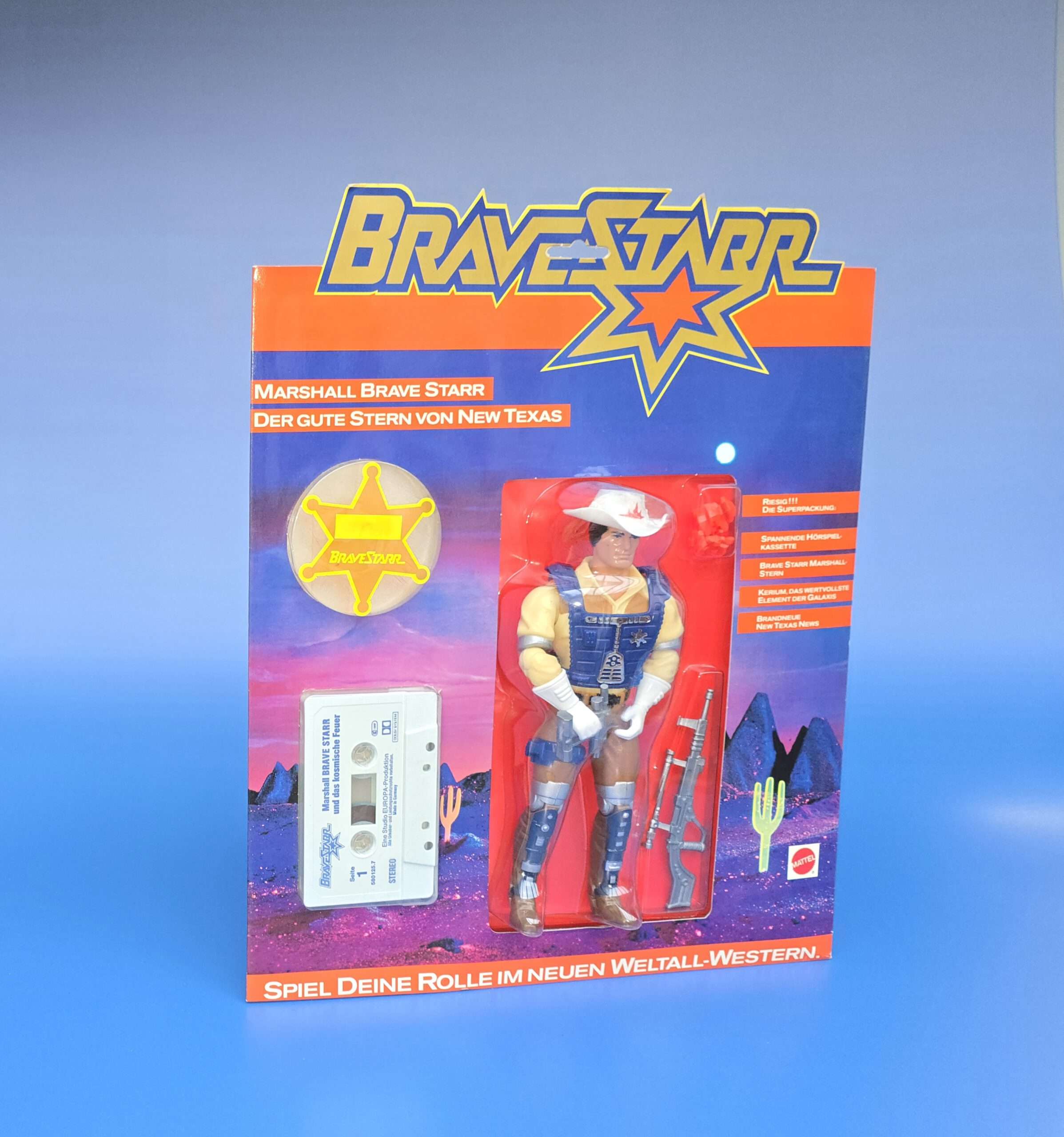 MOC Figuren "Kassetten Promo-Pack Marshall Bravestarr"