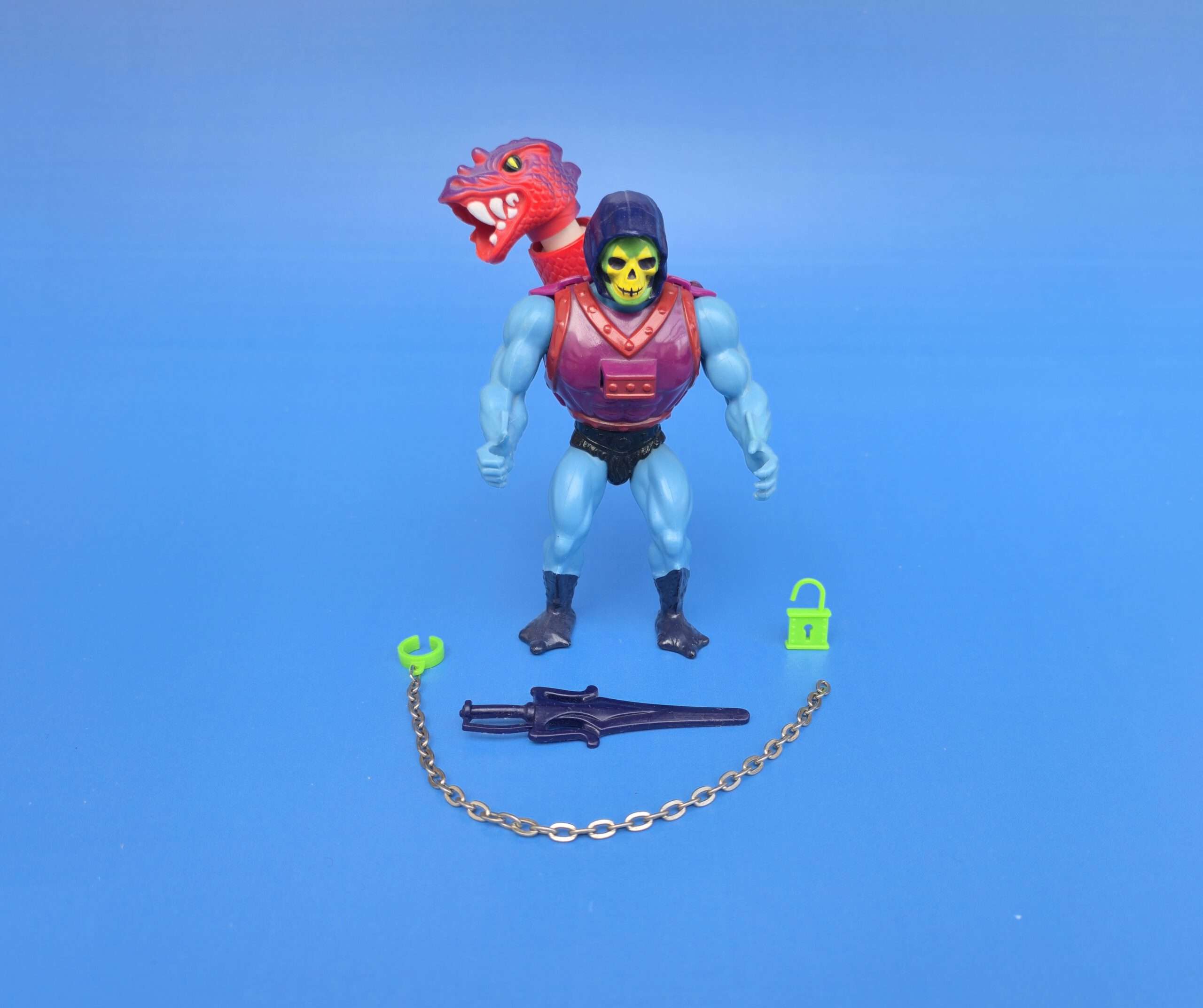 Lose Figuren "Dragon Blaster Skeletor / Roundback Two Bad / Thunder Punch He-Man" Masters of the Universe